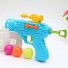 T children ping pong gun fun elastic ping pong ball gun children shooting toy boy ball gun gift