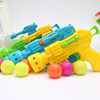 T children ping pong gun fun elastic ping pong ball gun children shooting toy boy ball gun gift