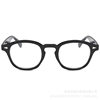 New trendy Hong Kong style retro beige nail plain glasses small round frame Depp glasses frame can be equipped with myopia glasses frame