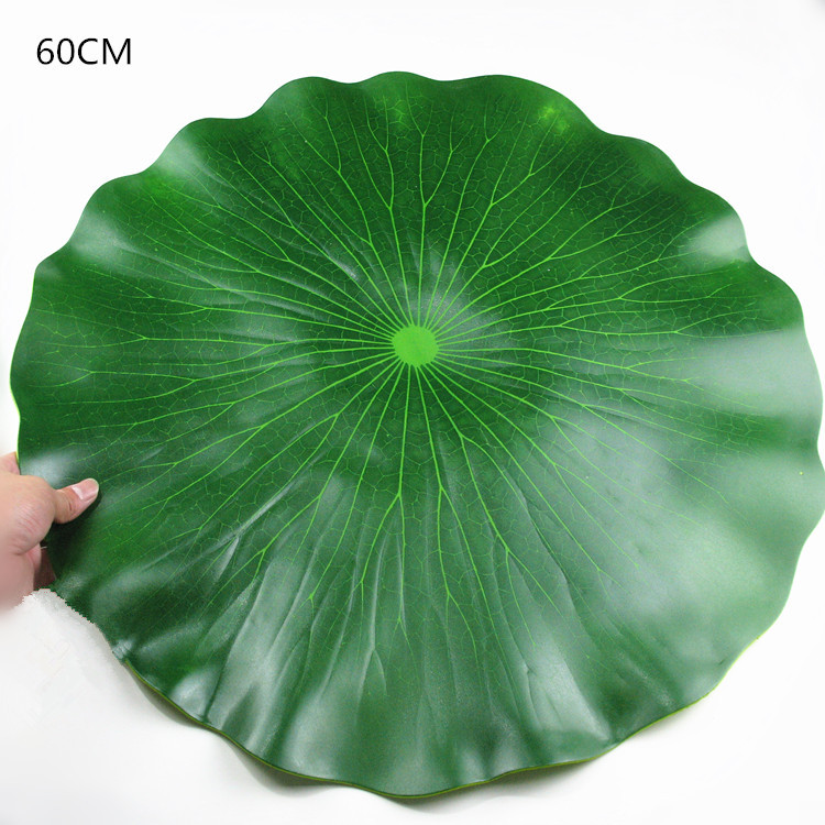 仿真荷叶莲叶EVA浮水荷花水池鱼缸池塘造景装饰表演道具厂家直供