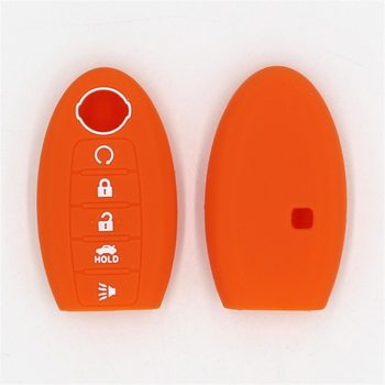 Suitable for Teana Loulan Qashqai 5 key environmental protection multi-color silicone car Nissan key Case Factory spot direct sales