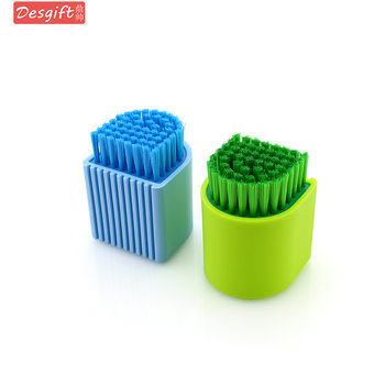 Creative Silicone Laundry Brush Potted Soft Hair Cleaning Brush Mini Washboard Brush White Shoes Underwear Cleaning Ball