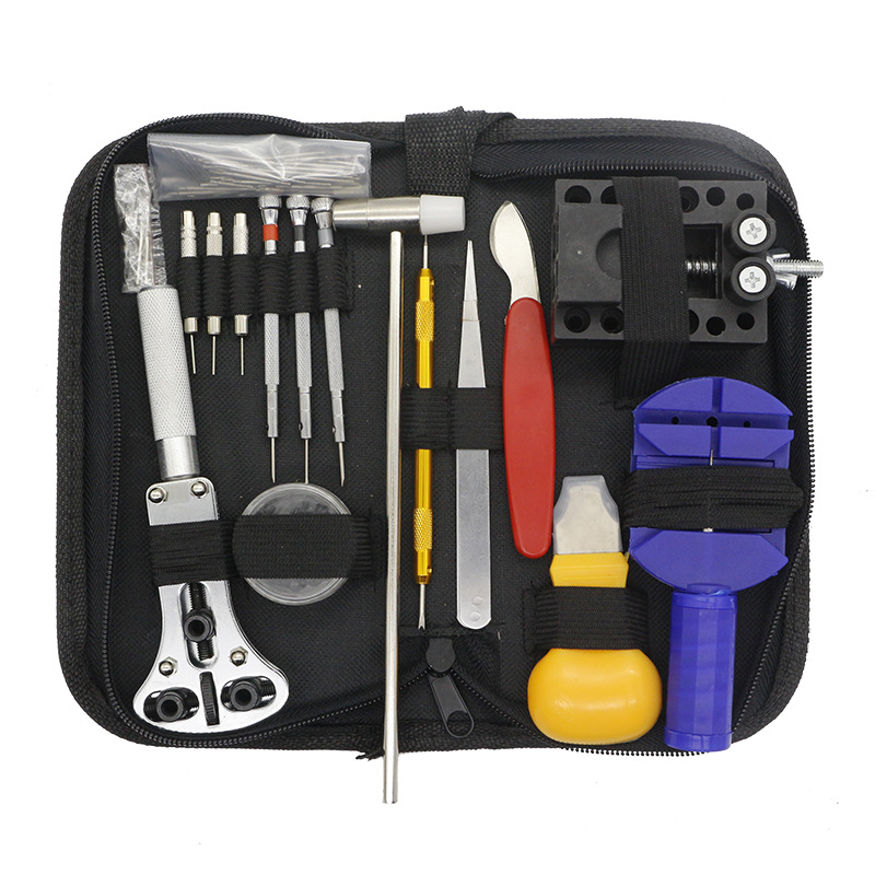 Watch Repair Tool Set 147 Pieces Household Combination Tools, Watch Strap Replacement, Watch Cover Removal, Watch Cleaning, Repair and Maintenance