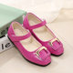 2025 Korean Style Girls' Small Leather Shoes Spring New Lady's Flats Kidsren's Princess Shoes Performance Shoes Dance Shoes