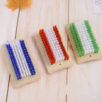 Bamboo square brush wood brush board brush clean laundry shoe brush floor brush 1 yuan shop two yuan shop stall supply daily