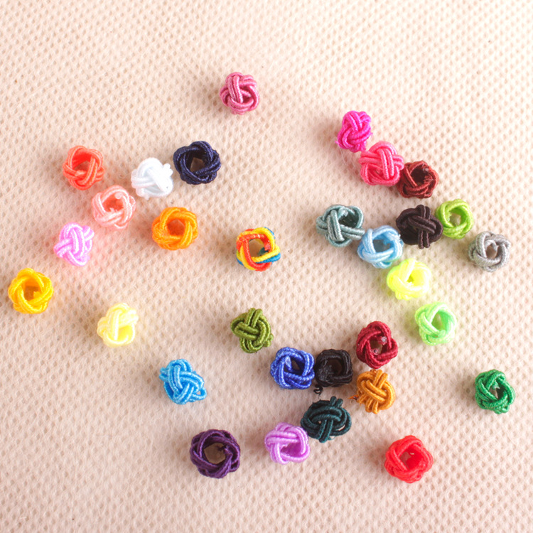 ถักด้วยมือสับปะรดลูกสับปะรดหัวเข็มขัดสับปะรด knots ปุ่มโบว์ส...