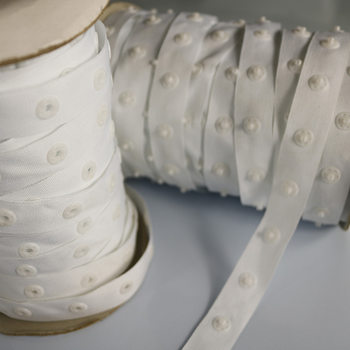 Supply 1.8cm snap buckle belt snap buckle belt multi-specification spot curtain invisible hidden buckle belt underwear mother and child cloth belt