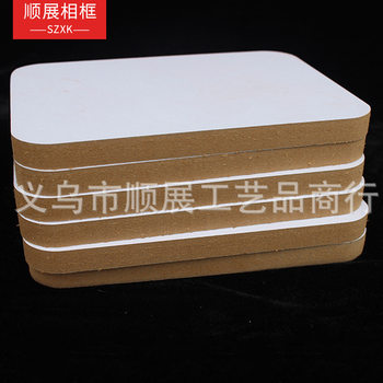 Factory leather carving print photo frame wholesale rounded panel painting edge strip rounded light panel painting semi-finished products