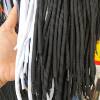 5mm Black and White Round Polyester Cord for Sports Sweatshirt Waistband Drawstring Shoelaces with Metal Tips Polyester Drawstring