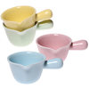 Western Style Flavor Plate with Handle Mini Ceramic Small Milk Pot Steak Juice Pot Milk Pot Coffee Milk Cup Glass Dessert Bowl