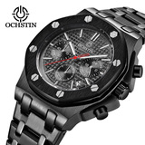 Мужские часы OCHSTIN live explosive watch с простым двойным календарем и большим циферблатом, водонепроницаемые кварцевые часы one piece, выпущенные от имени