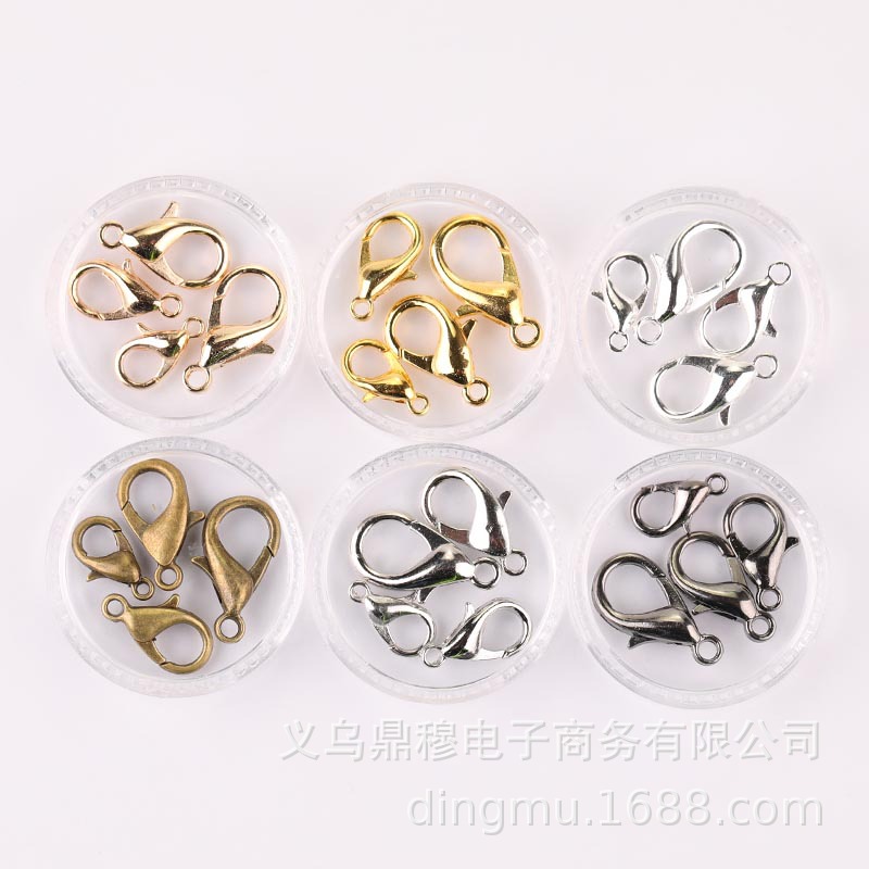 โลหะโลหะผสมกุ้งก้ามกรามหัวเข็มขัด DIY ตกแต่งสร้อยข้อมือ, สร้...