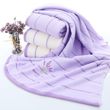 Lavender cotton fragrance soft bath towel 70*140 thick adult lovers gift a generation of new