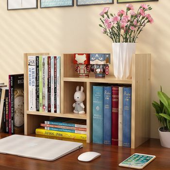 Bookshelf Simple Desk Storage Rack Children's Combination Book Desktop Storage Student Dormitory Small Bookshelf Modern Bookcase