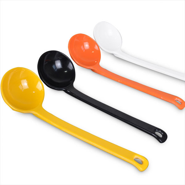 Melamine long handle soup spoon miso ramen spoon melamine turtle shell spoon a5 imitation porcelain Japanese fast food soup spoon wholesale