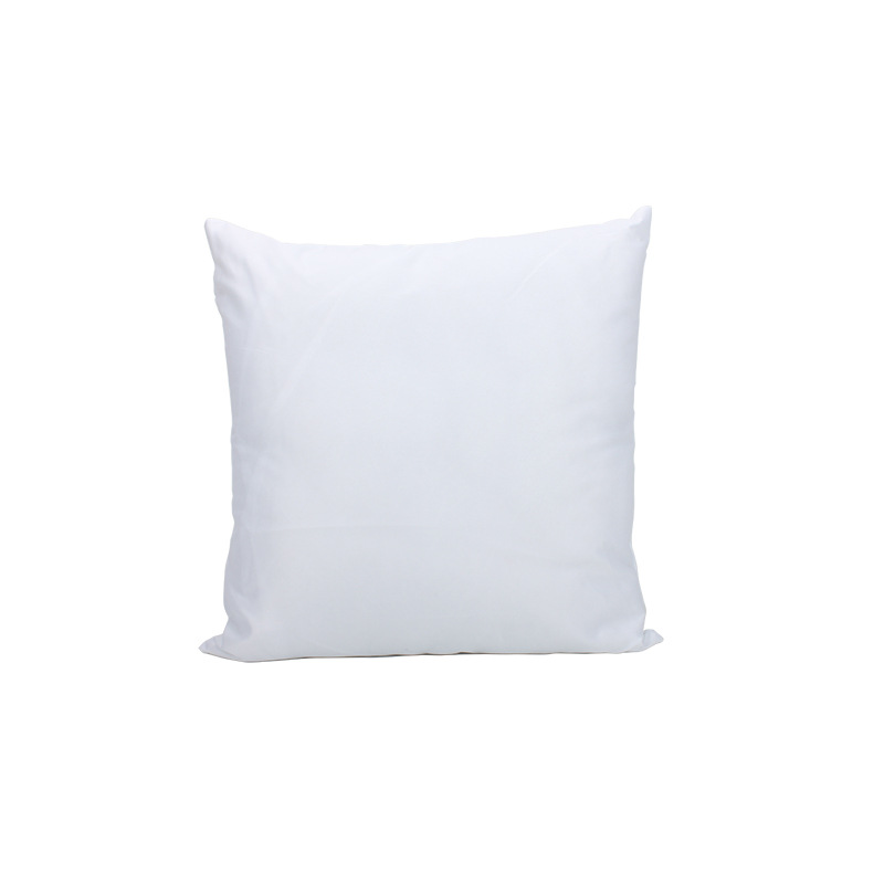 Heat transfer pure white pillow diy blank personalized logo printed sofa cushion car pillow case manufacturers wholesale