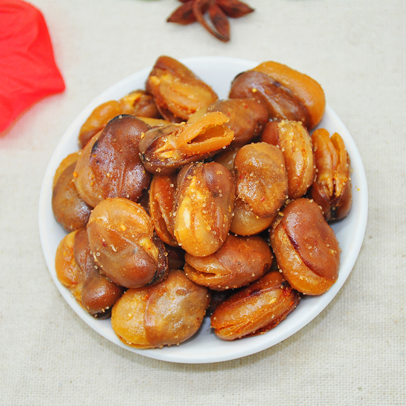 Production wholesale broad bean orchid bean casual snacks wine snacks specialty crispy and delicious broad bean a bag of delivery