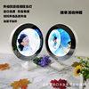 Wholesale Magic Mirror Photo Frame Display Stand Round Heart-Shaped Led Magic Mirror Wedding Children's Photo Studio Photo Frame Table Lamp Gift