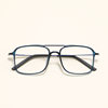 2235 Square Tungsten Carbon Plastic Steel Double Beam Glasses Frame for Men and Women Trendy Big Face Ultra Light Comfortable Flat Light Myopia Glasses Frame