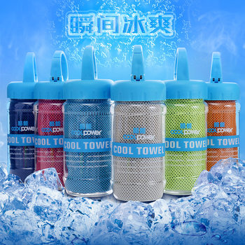 Cooling Towel for Fitness and Sports, Sweat-Absorbent, Quick-Cooling Ice Towel, Ice-Feel Ice Silk Cooling Towel, Breathable and Cooling Towel