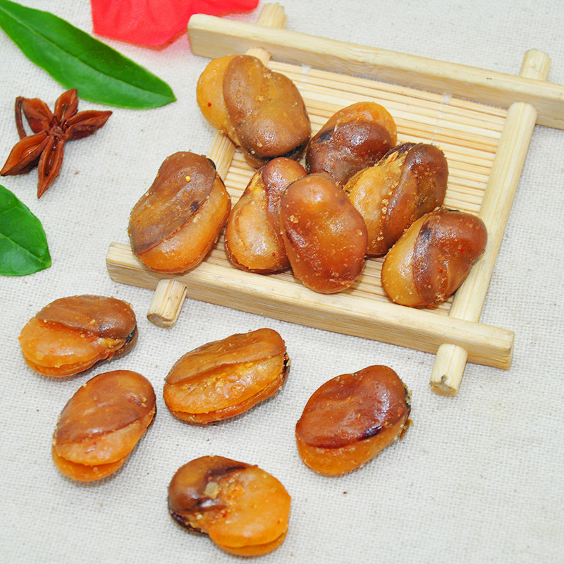 Production wholesale broad bean orchid bean casual snacks wine snacks specialty crispy and delicious broad bean a bag of delivery