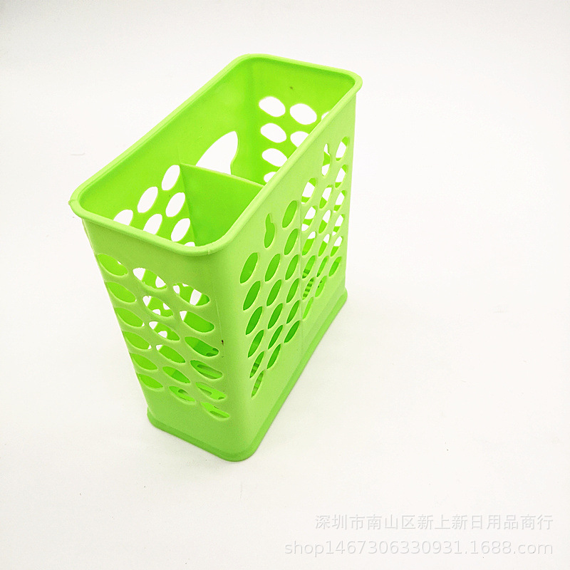 371 chopsticks tube plastic chopsticks cage double split multi-functional drain storage box two yuan supply spot wholesale