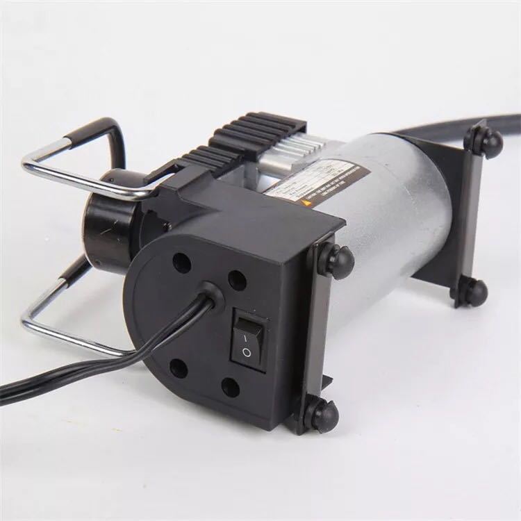 Cross-border single-cylinder metal air pump 12V car mini car tire pressure detection air pump factory outlet