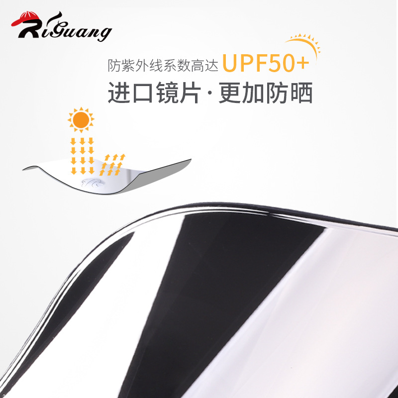 遮阳帽女士遮脸百搭防晒防紫外线空顶帽户外活动骑车电动车遮阳帽