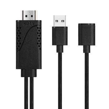 Suitable for Apple Android 2-in -1 Same Screen Cable usb Female Head to hdmi Cable Mobile Phone to TV HD Line