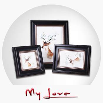 American Retro Photo Frame Black Modern Table Business License Frame 567inch Photo Frame Creative European Style 10inch Table