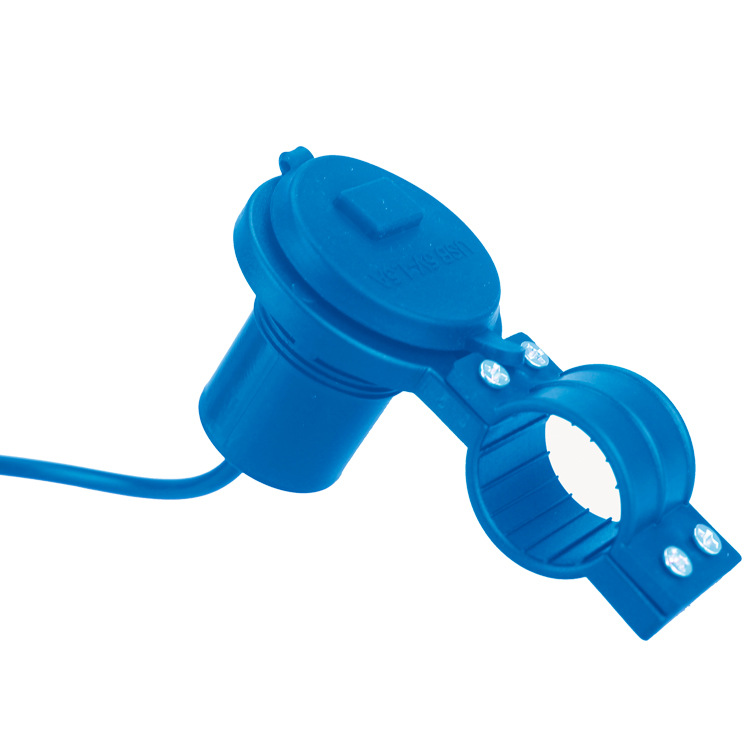 Electric Car Motorcycle USB Car Charger with Switch USB Scooter Modified Mobile Phone Charger 12V