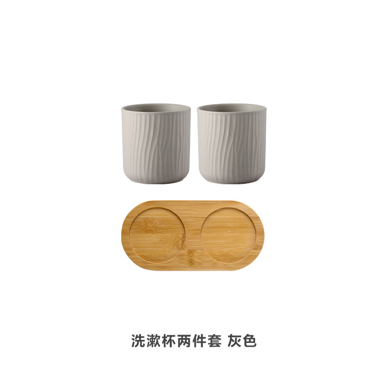 สั่งซื้อนำเข้า ครัวเรือนเซรามิกถ้วยน้ำยาบ้วนปากถ้วยน้ำโรงแรมสำหรับครอบครัวB & Bคู่ถ้วยล้างถ้วยแปรงสีฟันถ้วยภาชนะทันตกรรมชุดกระบอก จากจีน 1688 taobao alibaba tmall