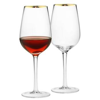 Factory high white material glass mouth Phnom Penh red wine glass egg-shaped red wine glass champagne glass set gold goblet