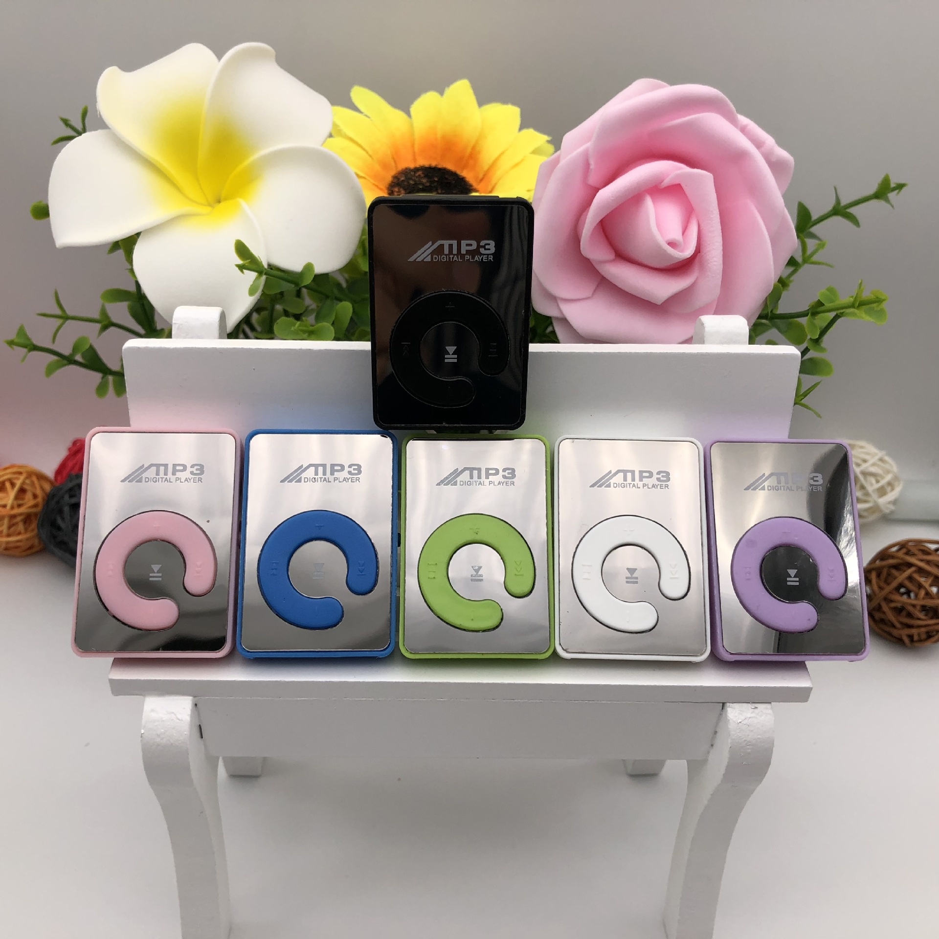 C key mirror card mp3 student Walkman portable Clip mp3 music player factory wholesale mp3