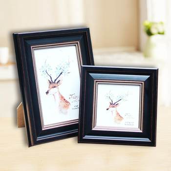 American Retro Photo Frame Black Photo Frame 567inch Photo Frame Creative European Style 10inch Table A4 Photo Frame Photo Wall