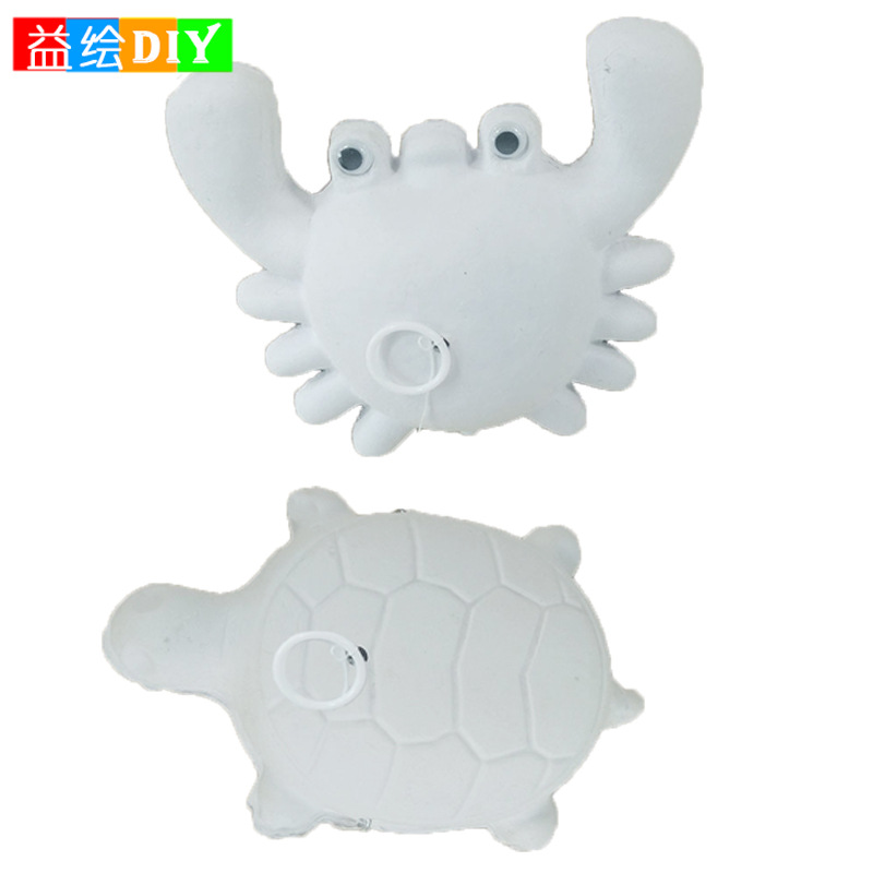 纸浆DIY创意爬行拉线小乌龟 纸制小动物模型 热销儿童工艺品玩具