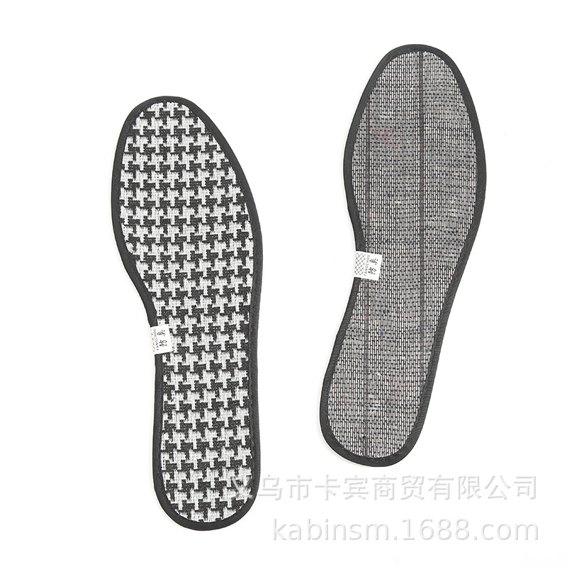 Deodorant insoles women and men sweat-absorbent deodorant breathable cotton hand-padded leather shoes sports insoles wholesale autumn and winter