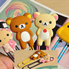 Pvc Soft Rubber Paper Clips Cute Storage Metal Clips Bookmarks Large Paper Clips Book Page Student Exam Papers Wholesale