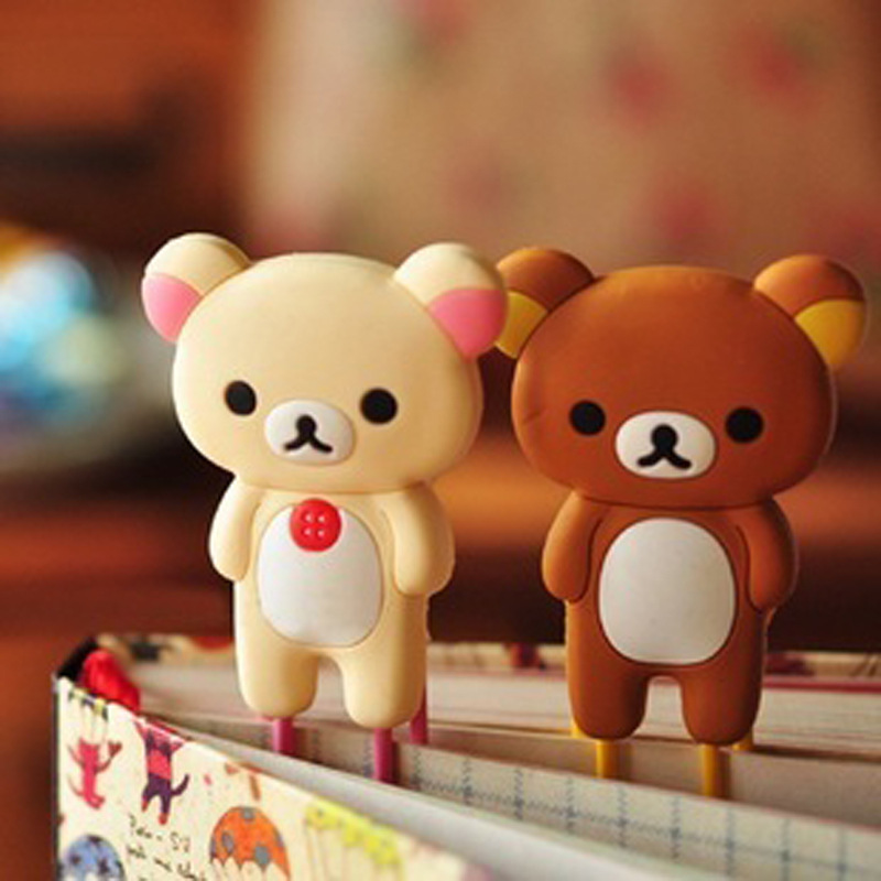 Pvc Soft Rubber Paper Clips Cute Storage Metal Clips Bookmarks Large Paper Clips Book Page Student Exam Papers Wholesale