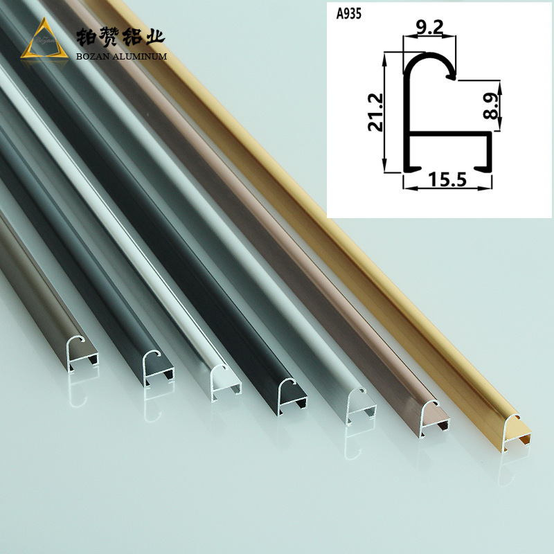 Aluminum Alloy Metal Photo Frame Lines Wholesale Business License Certificate Frame Advertising Poster Frame Decorative Oil Painting Frame