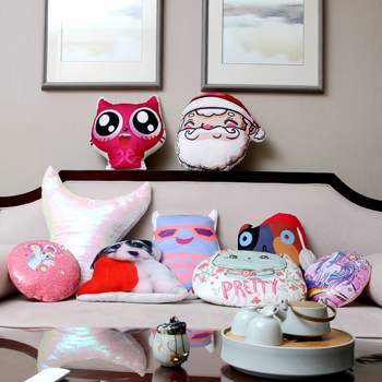 Special-Shaped Ultra-Soft Pillowcase, Geometric Cartoon Pillow, Home Gift, Nap Pillow Wholesale, Includes Core