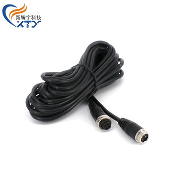 1-20 M 4-core air cargo line truck semi-trailer four-way monitoring special line four-core vehicle video monitoring line