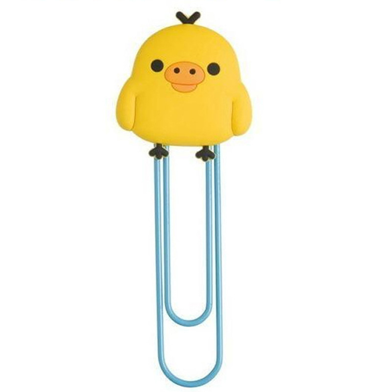 Pvc Soft Rubber Paper Clips Cute Storage Metal Clips Bookmarks Large Paper Clips Book Page Student Exam Papers Wholesale