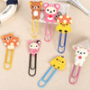 Pvc Soft Rubber Paper Clips Cute Storage Metal Clips Bookmarks Large Paper Clips Book Page Student Exam Papers Wholesale