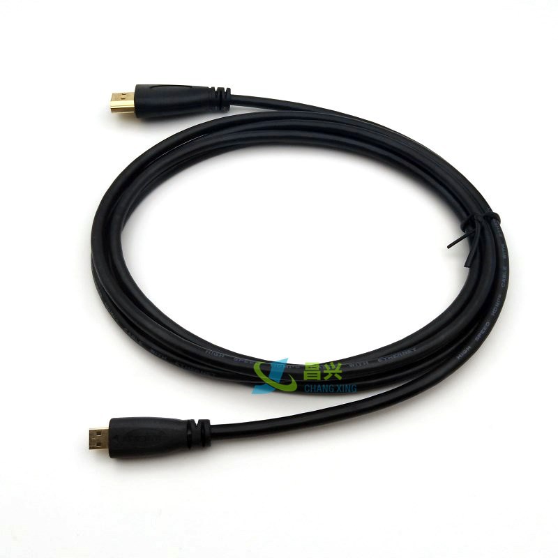Manufacturer Supplies Microhdmi Cable Data Cable to HDMI Cable 0.5- 10m Gold-Plated Factory Direct Supply Gold-Plated Head