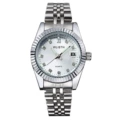 White face silver belt Women's 8#