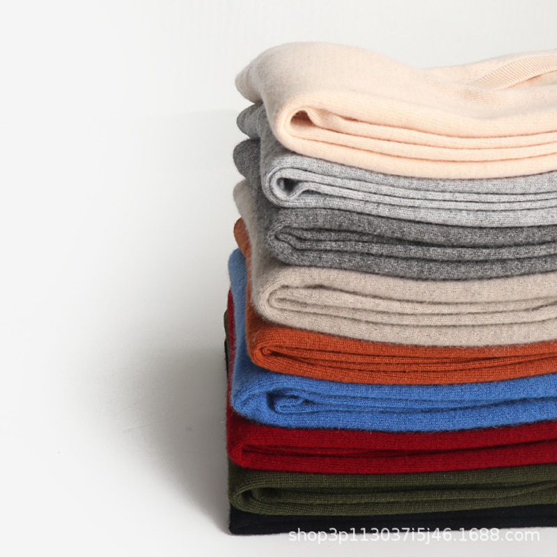 新款秋冬男士圆领针织宽松毛衣打底衫V领套头羊毛衫纯色大码毛衣