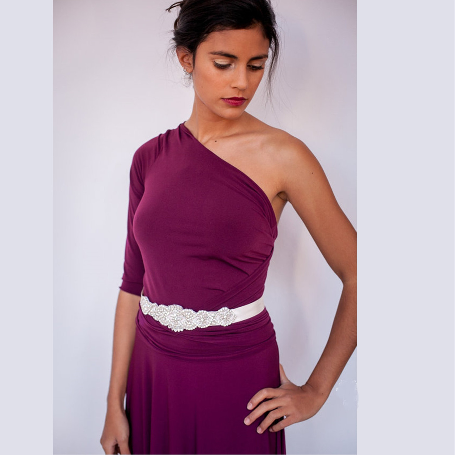 Cross Back Bandage Maxi Dress Versatile 3 4 Sleeve Adjustable Straps Sexy Fit Evening Wear Cocktail Party