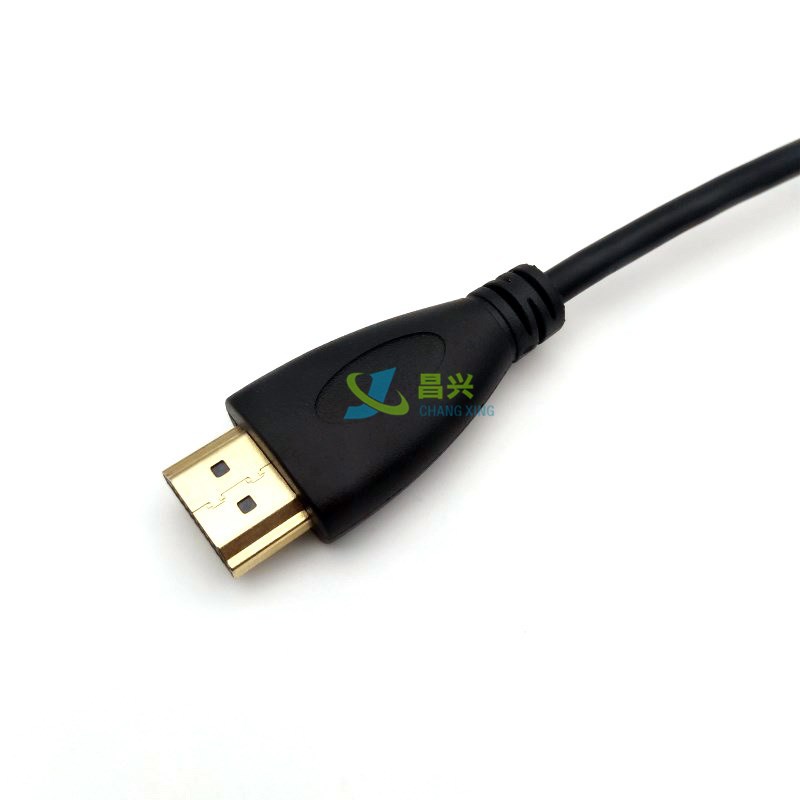 Manufacturer Supplies Microhdmi Cable Data Cable to HDMI Cable 0.5- 10m Gold-Plated Factory Direct Supply Gold-Plated Head