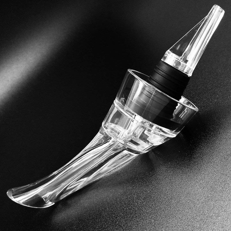 Decanter factory supply Eagle mouth type fast decanter Eagle mouth pourer seat red wine pourer